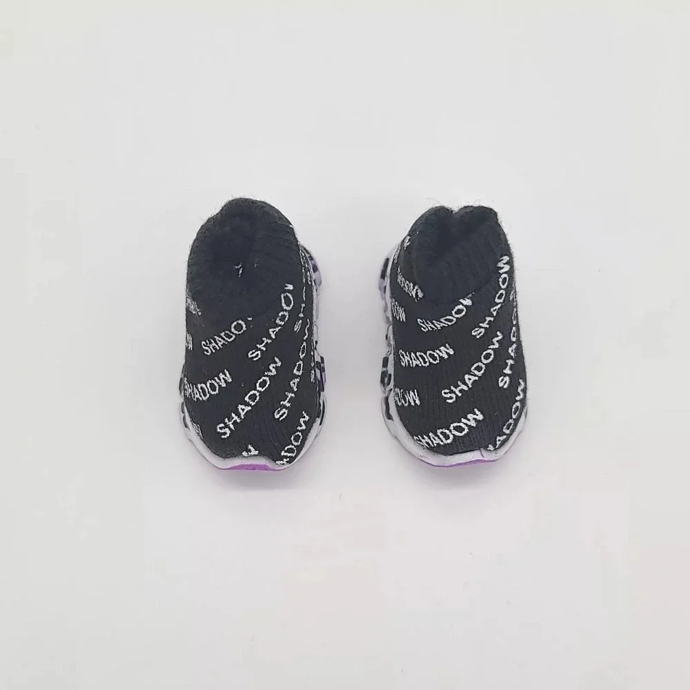 Rainbow High Shadow High Sock Sneakers Black Mini Accessories Studio Shoes Box